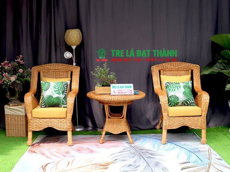 Bàn Ghế Mây Phòng Khách - BGMPK024